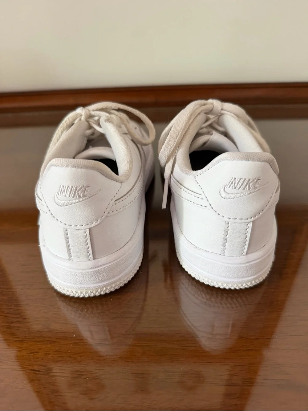Nike Force 1 Low Kids Youth Size 1Y White Sneakers IF1673-100